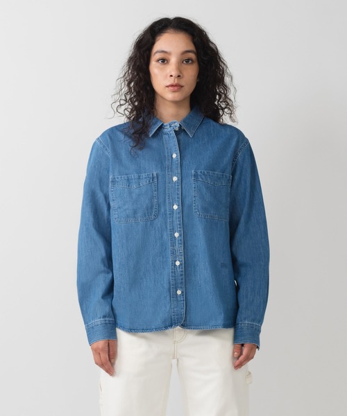 Levi's(リーバイス)の「Levi's/リーバイス BLUETAB(TM) デニム ユーティリティシャツ(シャツ/ブラウス・レディース・インディゴブルー・XS/S/M)」の16枚目の写真