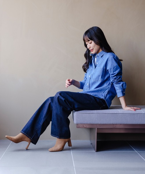 Levi's(リーバイス)の「Levi's/リーバイス BLUETAB(TM) デニム ユーティリティシャツ(シャツ/ブラウス・レディース・インディゴブルー・XS/S/M)」の19枚目の写真