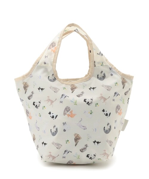 SHOO・LA・RUE（シューラルー）の「【UCHINOKOKAMOII】プチコンパクトバッグ（エコバッグ/サブバッグ・レディース・アイボリー/ブラック/サックスブルー・00）」の14枚目の写真