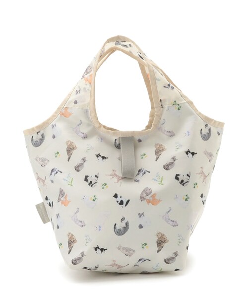 SHOO・LA・RUE（シューラルー）の「【UCHINOKOKAMOII】プチコンパクトバッグ（エコバッグ/サブバッグ・レディース・アイボリー/ブラック/サックスブルー・00）」の16枚目の写真