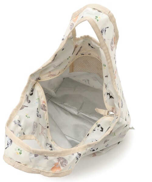 SHOO・LA・RUE（シューラルー）の「【UCHINOKOKAMOII】プチコンパクトバッグ（エコバッグ/サブバッグ・レディース・アイボリー/ブラック/サックスブルー・00）」の18枚目の写真