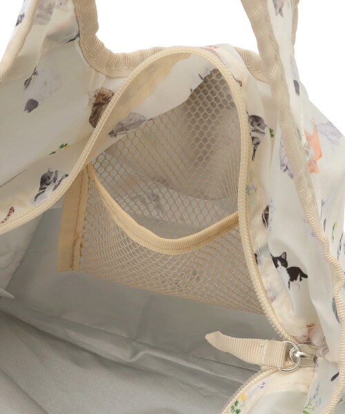 SHOO・LA・RUE（シューラルー）の「【UCHINOKOKAMOII】プチコンパクトバッグ（エコバッグ/サブバッグ・レディース・アイボリー/ブラック/サックスブルー・00）」の11枚目の写真