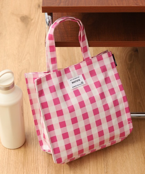 ROOTOTE(ルートート)の「ROOTOTE ラミネート加工ミニトートBAG(トートバッグ・レディース・B/A/C/レッド系その他/グレー系/ブラック系/ピンク系1/イエロー系/ホワイト系/グリーン系・FREE)」の7枚目の写真