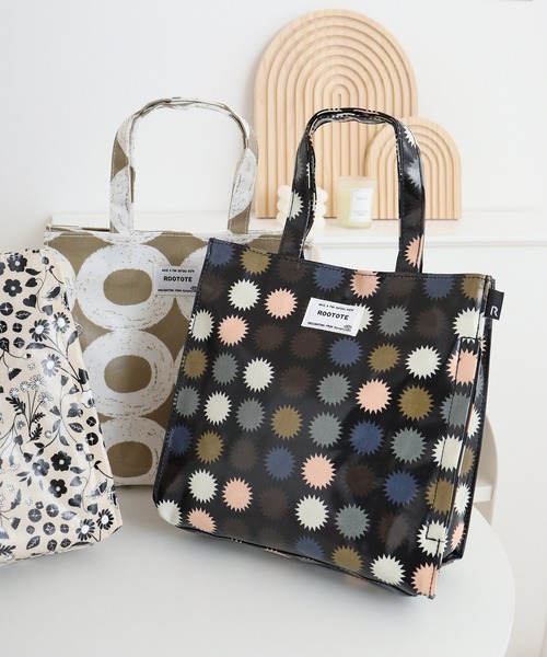 ROOTOTE(ルートート)の「ROOTOTE ラミネート加工ミニトートBAG(トートバッグ・レディース・B/A/C/レッド系その他/グレー系/ブラック系/ピンク系1/イエロー系/ホワイト系/グリーン系・FREE)」の1枚目の写真