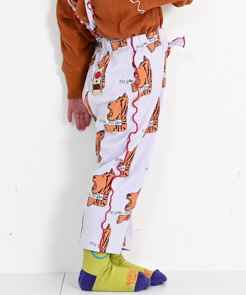 MARKEY'S（マーキーズ）の「パイルメロー2wayサロペット（サロペット/オーバーオール・キッズ・グリーン/ライム/ベージュ系その他/ベージュ/ブルー/ラベンダー・120/110/100/90/80）」の18枚目の写真