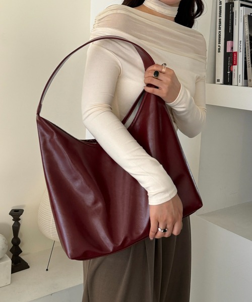 efill（エフィル）の「ワイド ベルト レトロ トートバッグ / ショルダーバッグ（ショルダーバッグ・レディース・レッド/ブラウン・FREE）」の20枚目の写真