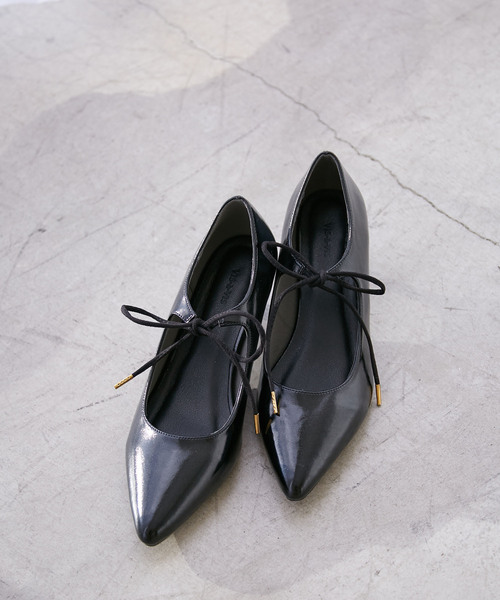 Juze（ジュゼ）の「リボンヒールパンプス（パンプス・レディース・シルバー/ブラック/ピンク・S/M/L）」の19枚目の写真