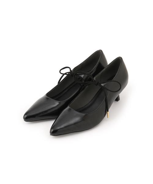 Juze（ジュゼ）の「リボンヒールパンプス（パンプス・レディース・シルバー/ブラック/ピンク・S/M/L）」の21枚目の写真