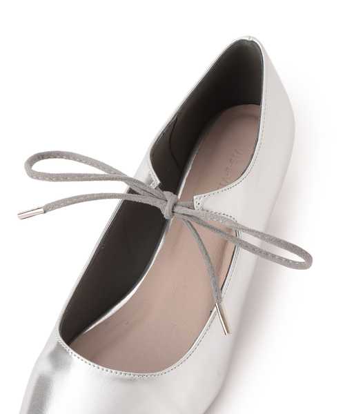 Juze（ジュゼ）の「リボンヒールパンプス（パンプス・レディース・シルバー/ブラック/ピンク・S/M/L）」の10枚目の写真