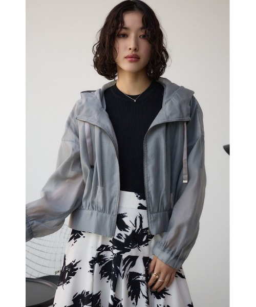 シアーフーディーブルゾン（ブルゾン）｜AZUL BY MOUSSY