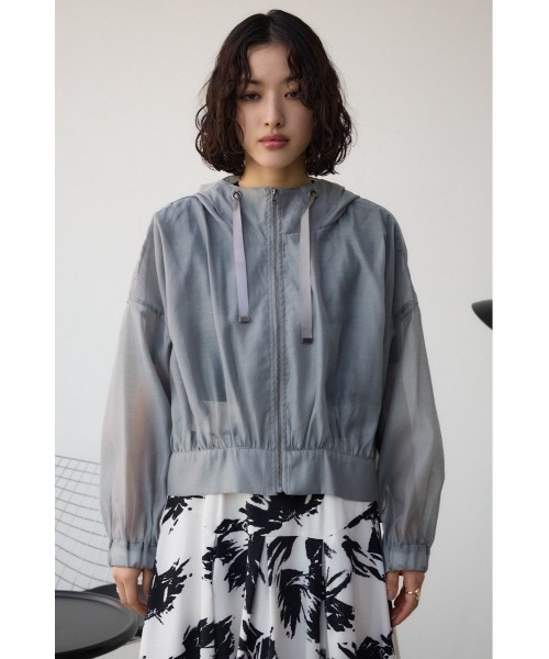 シアーフーディブルゾン シアーフーディーブルゾン（ブルゾン）｜AZUL BY MOUSSY