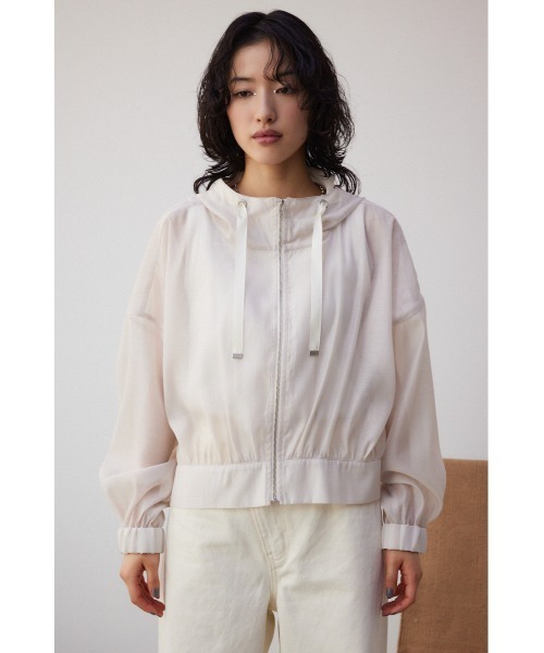 セール】シアーフーディーブルゾン（ブルゾン）｜AZUL BY MOUSSY