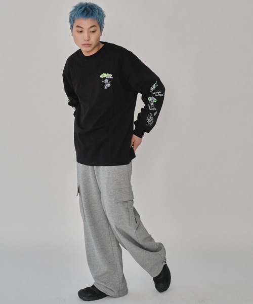 VISION STREET WEAR(ヴィジョンストリートウェア)の「∴WEGO/別注VISIONグラフィックスリーブプリントロンT(Tシャツ/カットソー・メンズ・ホワイト/ブラック・LARGE/MEDIUM)」の16枚目の写真