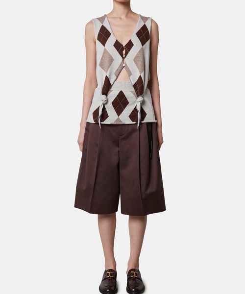 セール】アーガイルニットベスト / Argyle Knit Vest（ニット