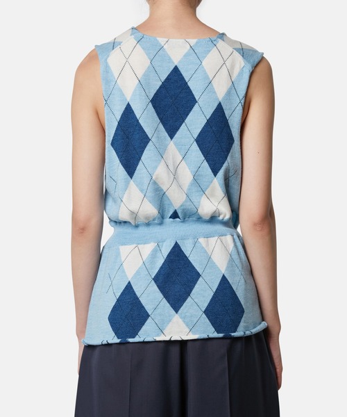 ニット セーター アーガイルニットベスト / Argyle Knit Vest レディース セール】アーガイルニットベスト / Argyle Knit Vest（ニット