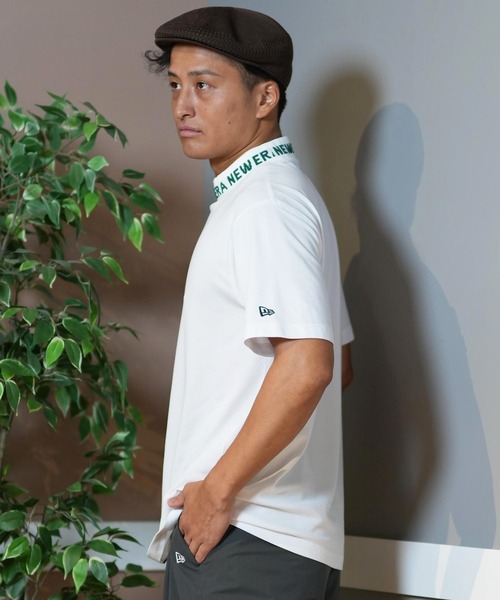 NEW ERA GOLF/ニューエラゴルフ 半袖ポロシャツ ハーフネック