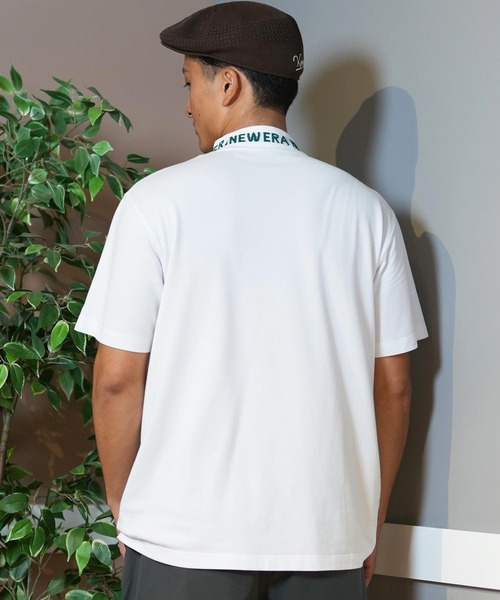 NEW ERA(ニューエラ)の「NEW ERA GOLF/ニューエラゴルフ 半袖ポロシャツ ハーフネック 14391505/14391510/14391511(ポロシャツ・メンズ・ライトブルー/ブラック/ホワイト・M/L/XL/XXL)」の6枚目の写真