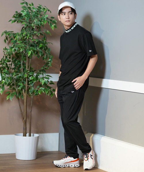NEW ERA(ニューエラ)の「NEW ERA GOLF/ニューエラゴルフ 半袖ポロシャツ ハーフネック 14391505/14391510/14391511(ポロシャツ・メンズ・ライトブルー/ブラック/ホワイト・M/L/XL/XXL)」の19枚目の写真