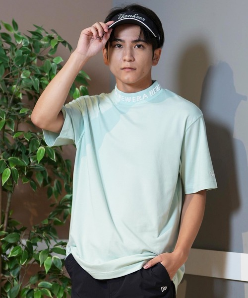NEW ERA(ニューエラ)の「NEW ERA GOLF/ニューエラゴルフ 半袖ポロシャツ ハーフネック 14391505/14391510/14391511(ポロシャツ・メンズ・ライトブルー/ブラック/ホワイト・M/L/XL/XXL)」の21枚目の写真