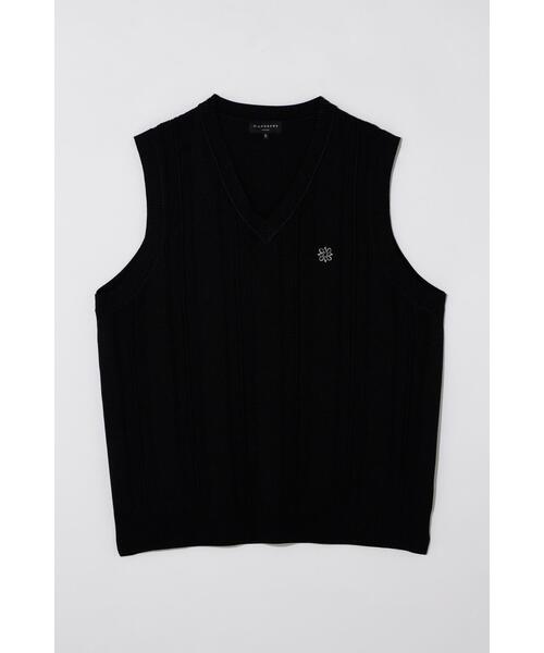 St ANDREWS(セントアンドリュース)の「【St ANDREWS】12G V地柄 Vネックニットベストプルオーバー (MENS)(ニット/セーター・メンズ・ブラック/ホワイト・M/L/LL)」の12枚目の写真