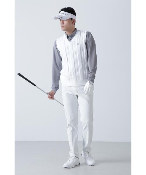 St ANDREWS(セントアンドリュース)の「【St ANDREWS】12G V地柄 Vネックニットベストプルオーバー (MENS)(ニット/セーター・メンズ・ブラック/ホワイト・M/L/LL)」の19枚目の写真
