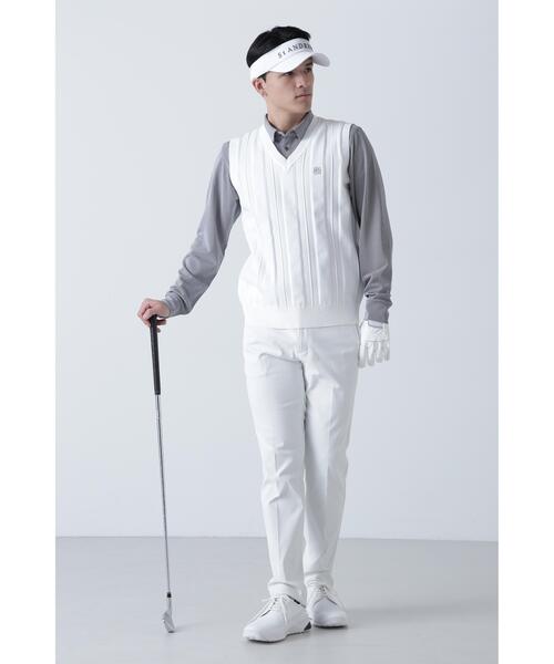 St ANDREWS(セントアンドリュース)の「【St ANDREWS】12G V地柄 Vネックニットベストプルオーバー (MENS)(ニット/セーター・メンズ・ブラック/ホワイト・M/L/LL)」の20枚目の写真