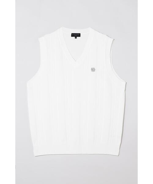 St ANDREWS(セントアンドリュース)の「【St ANDREWS】12G V地柄 Vネックニットベストプルオーバー (MENS)(ニット/セーター・メンズ・ブラック/ホワイト・M/L/LL)」の22枚目の写真