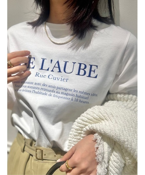 グロスラバーロゴロンTEE（Tシャツ/カットソー）｜allureville