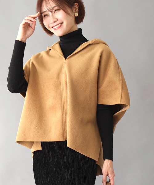 Ehre style（エーレスタイル）の「軽コートいらず！大人ラフベスト重ね着に最適！（ベスト・レディース・ブラック/ベージュ/キャメル・FREE）」の6枚目の写真