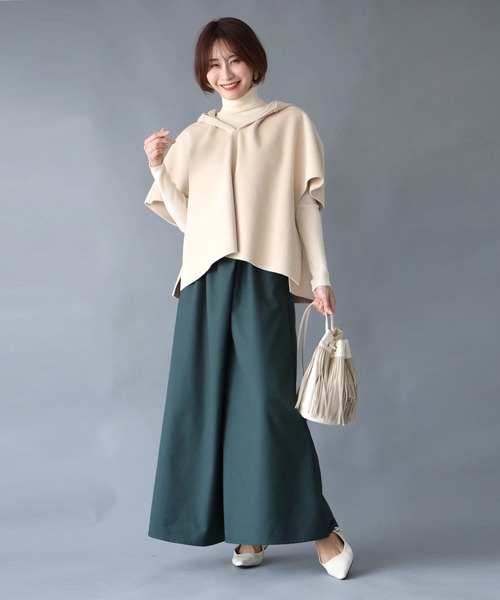 Ehre style（エーレスタイル）の「軽コートいらず！大人ラフベスト重ね着に最適！（ベスト・レディース・ブラック/ベージュ/キャメル・FREE）」の11枚目の写真