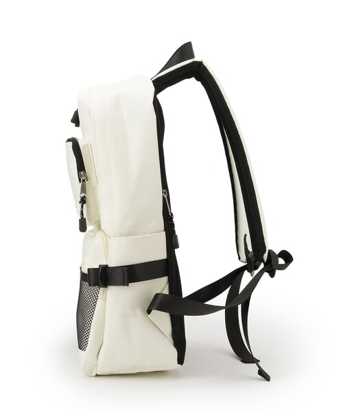 PINK-latte（ピンクラテ）の「【本体容量約14L】Wポケットリュック（バックパック/リュック・キッズ・ライトパープル/ブラック/アイボリー・00）」の21枚目の写真