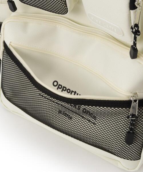 PINK-latte（ピンクラテ）の「【本体容量約14L】Wポケットリュック（バックパック/リュック・キッズ・ライトパープル/ブラック/アイボリー・00）」の10枚目の写真