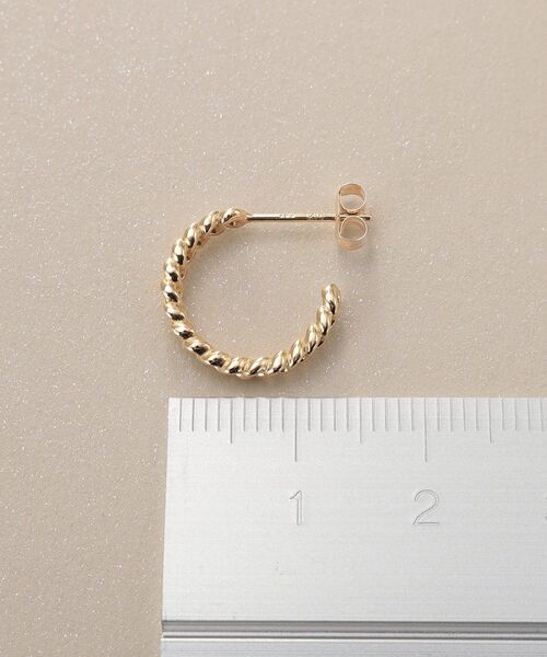 K10キヘイフープ スタッドピアス