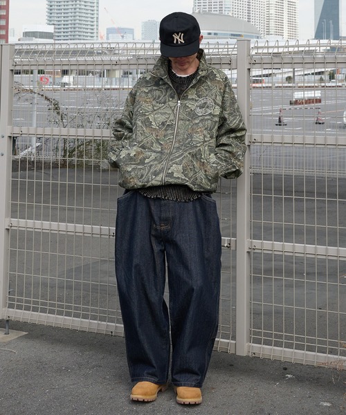 Perushu(ペルーシュ)の「vintage like stand collar track blouson ビンテージライクスタンドカラートラックブルゾン(ブルゾン・メンズ・ブラック/カーキ/ベージュ・MEDIUM/LARGE)」の18枚目の写真