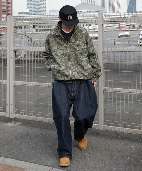 Perushu(ペルーシュ)の「vintage like stand collar track blouson ビンテージライクスタンドカラートラックブルゾン(ブルゾン・メンズ・ブラック/カーキ/ベージュ・MEDIUM/LARGE)」の19枚目の写真