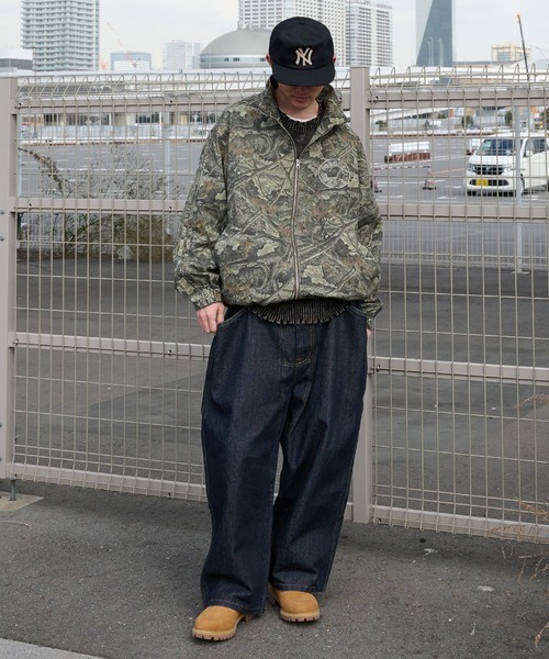 Perushu(ペルーシュ)の「vintage like stand collar track blouson ビンテージライクスタンドカラートラックブルゾン(ブルゾン・メンズ・ブラック/カーキ/ベージュ・MEDIUM/LARGE)」の20枚目の写真