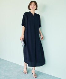リヨセルポプリンシャツ ワンピース