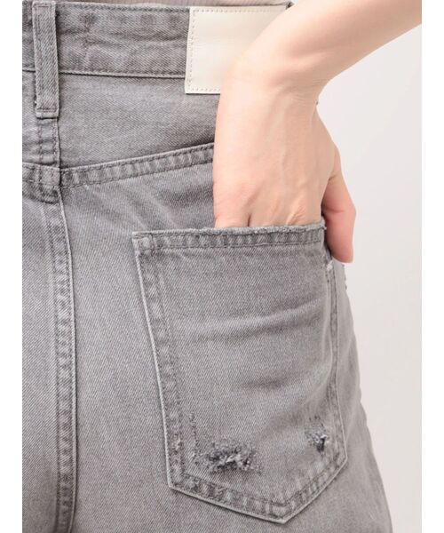 GYDA（ジェイダ）の「superハイウエストDAMAGEストレートデニムパンツ（デニムパンツ・レディース・ライトブルー/グレー・MEDIUM/SMALL）」の6枚目の写真
