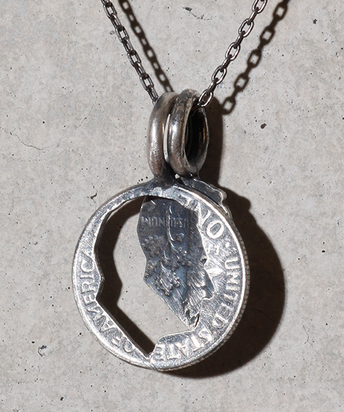 THEFT（セフト）の「THEFT TPE-060 SILVER COIN NEC（ネックレス・メンズ・シルバー・FREE）」の2枚目の写真