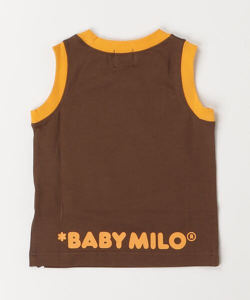 A BATHING APE（アベイシングエイプ）の「MILO FACE TANK TOP（タンクトップ・キッズ・ブラック/ブラウン/ホワイト・130/110/90/120/100/140）」の15枚目の写真