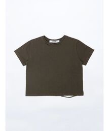 VEQUM | 【VEQUM】DAMAGE CROPPED T SHIRT(Tシャツ/カットソー)