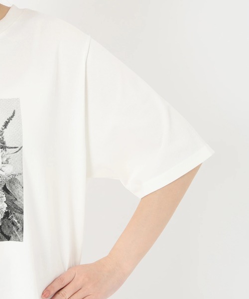 STRAWBERRY-FIELDS(ストロベリーフィールズ)の「C/PオオリジナルプリントTシャツ(Tシャツ/カットソー・レディース・ベージュ/ホワイト・2)」の11枚目の写真