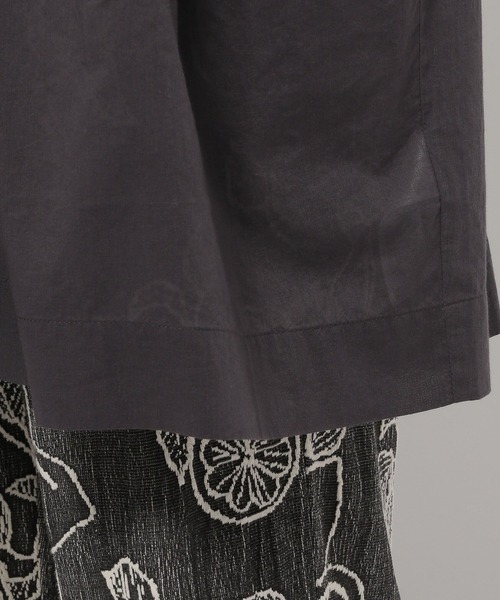 niko and...（ニコアンド）の「プレミアムローンフリルチュニック（チュニック・レディース・ネイビー/グリーン/チャコール・FREE）」の20枚目の写真