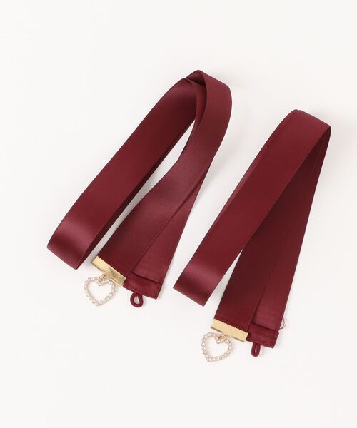 Secret Honey(シークレットハニー)の「カフス3連リボンヨークフリルブラウス(シャツ/ブラウス・レディース・ホワイト×ブラック/ブラック/オフホワイト・MEDIUM)」の4枚目の写真