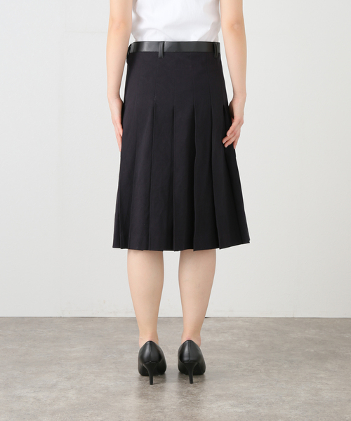 JANE SMITH / JOHN SMITH(ジェーンスミスジョンスミス)の「【JANE SMITH/ジェーンスミス】COTTON CHINO CLOTH PLEATS WRA:スカート(スカート・レディース・ネイビー・38)」の6枚目の写真