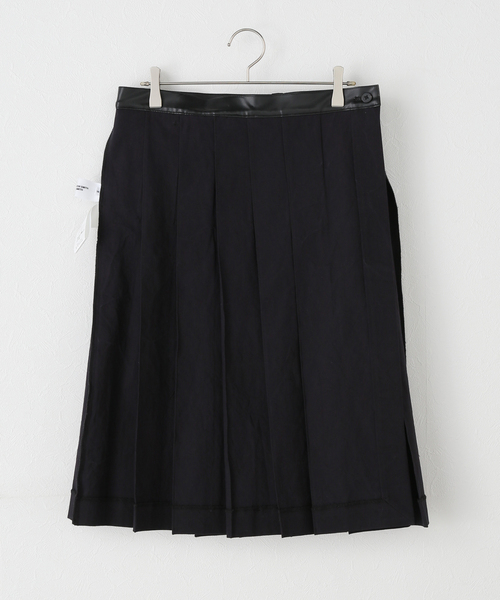 JANE SMITH / JOHN SMITH(ジェーンスミスジョンスミス)の「【JANE SMITH/ジェーンスミス】COTTON CHINO CLOTH PLEATS WRA:スカート(スカート・レディース・ネイビー・38)」の11枚目の写真