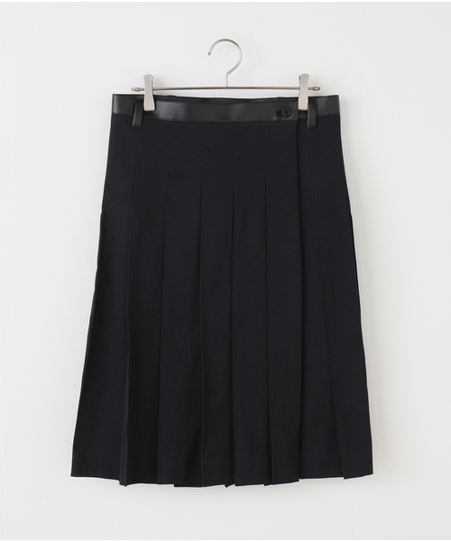 JANE SMITH / JOHN SMITH(ジェーンスミスジョンスミス)の「【JANE SMITH/ジェーンスミス】COTTON CHINO CLOTH PLEATS WRA:スカート(スカート・レディース・ネイビー・38)」の15枚目の写真
