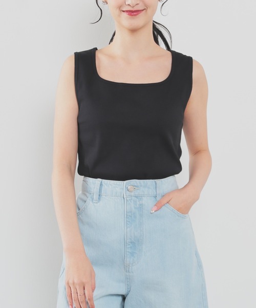 Honeys（ハニーズ）の「タンクトップ付きシアーシャツセット（シャツ/ブラウス・レディース・ホワイト/ホワイト×ネイビー/パープル/ホワイト×ブルー/オリーブ/ピンク系その他/ブルー系その他3・L/LL/M/S）」の16枚目の写真