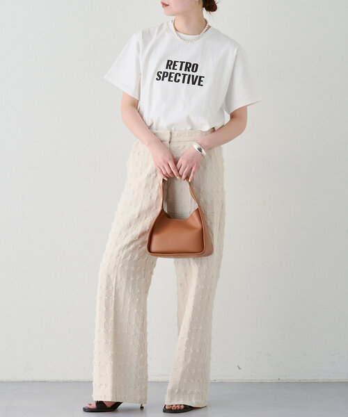 GALLARDAGALANTE（ガリャルダガランテ）の「ロゴTシャツ《Retrospective》（Tシャツ/カットソー・レディース・ホワイト/チャコールグレー・FREE）」の11枚目の写真