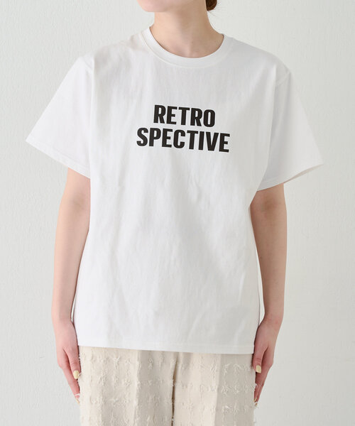 GALLARDAGALANTE（ガリャルダガランテ）の「ロゴTシャツ《Retrospective》（Tシャツ/カットソー・レディース・ホワイト/チャコールグレー・FREE）」の18枚目の写真
